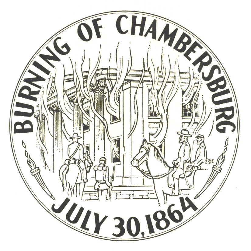 Logo for Confederate-burning centennial