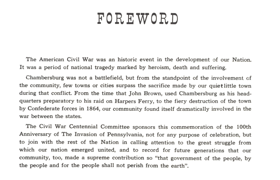 Text of booklet foreword