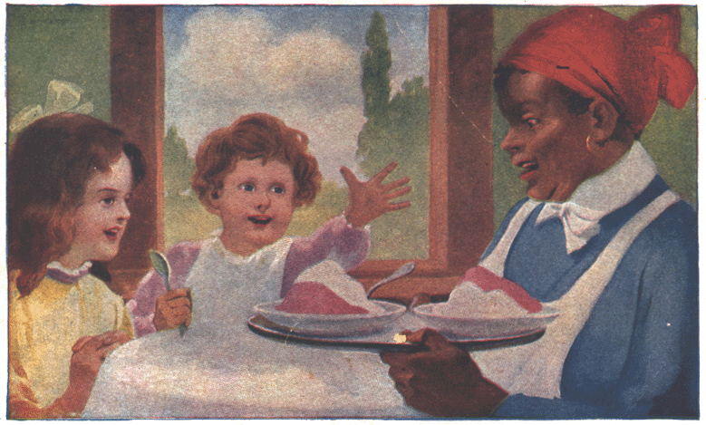 Tradecard of woman with children