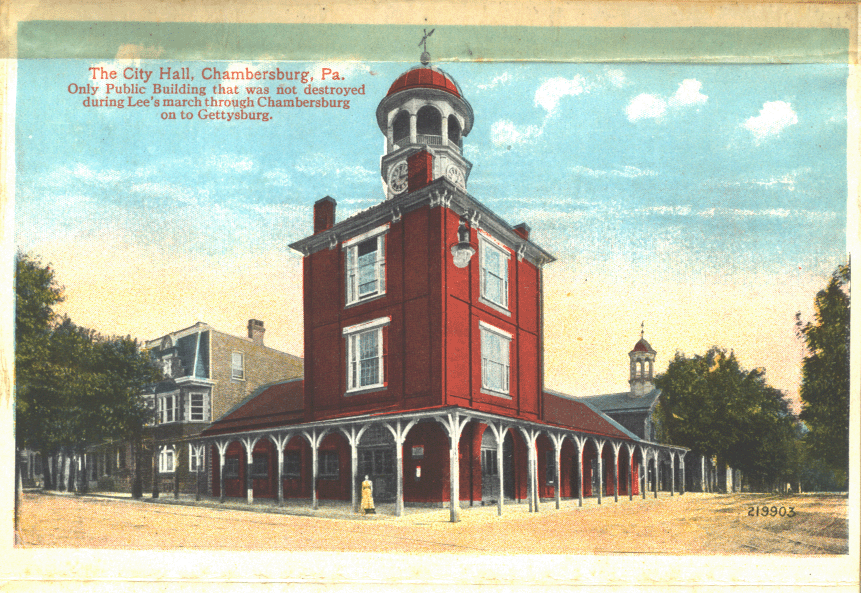 The City Hall postcard