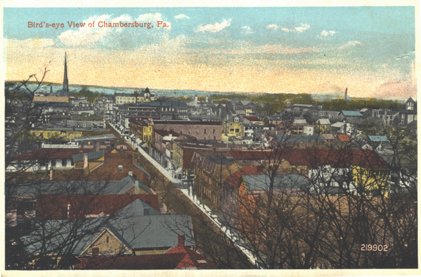 Bird’s-eye View of Chambersburg, Pa.