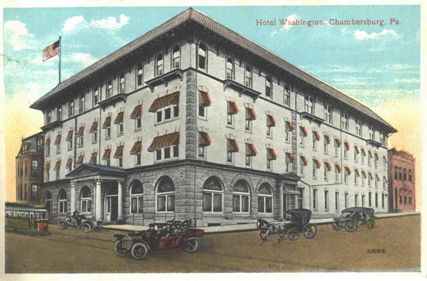 Hotel Washington, Chambersburg, Pa.